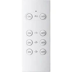 LAP Commande De L'Éclairage-Pack 3 prises + 1 télécommande d'éclairage intérieur 3kW