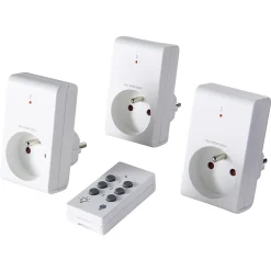 Pack 3 prises + 1 télécommande d'éclairage intérieur 1kW