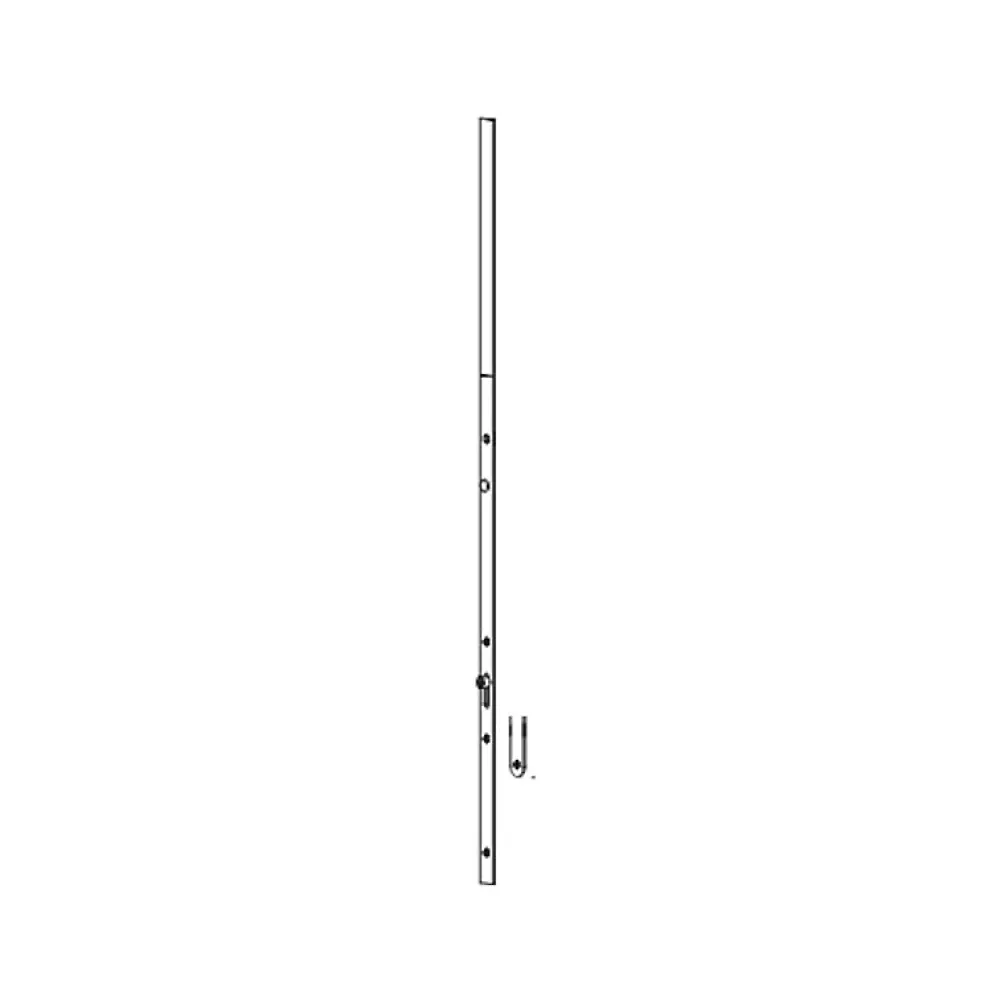Ferco Loquet, Targette Et Moraillon De Porte-Pack rallonge SZ-R2 SECURY X têtière 16mm - - K-19420-04-0-1