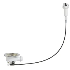 Cooke & Lewis Evacuation D'Évier-Pack vidage automatique inox blanc mat 1 bac