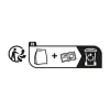 GoodHome Pack vidage manuel inox blanc mat 1,5 bacs