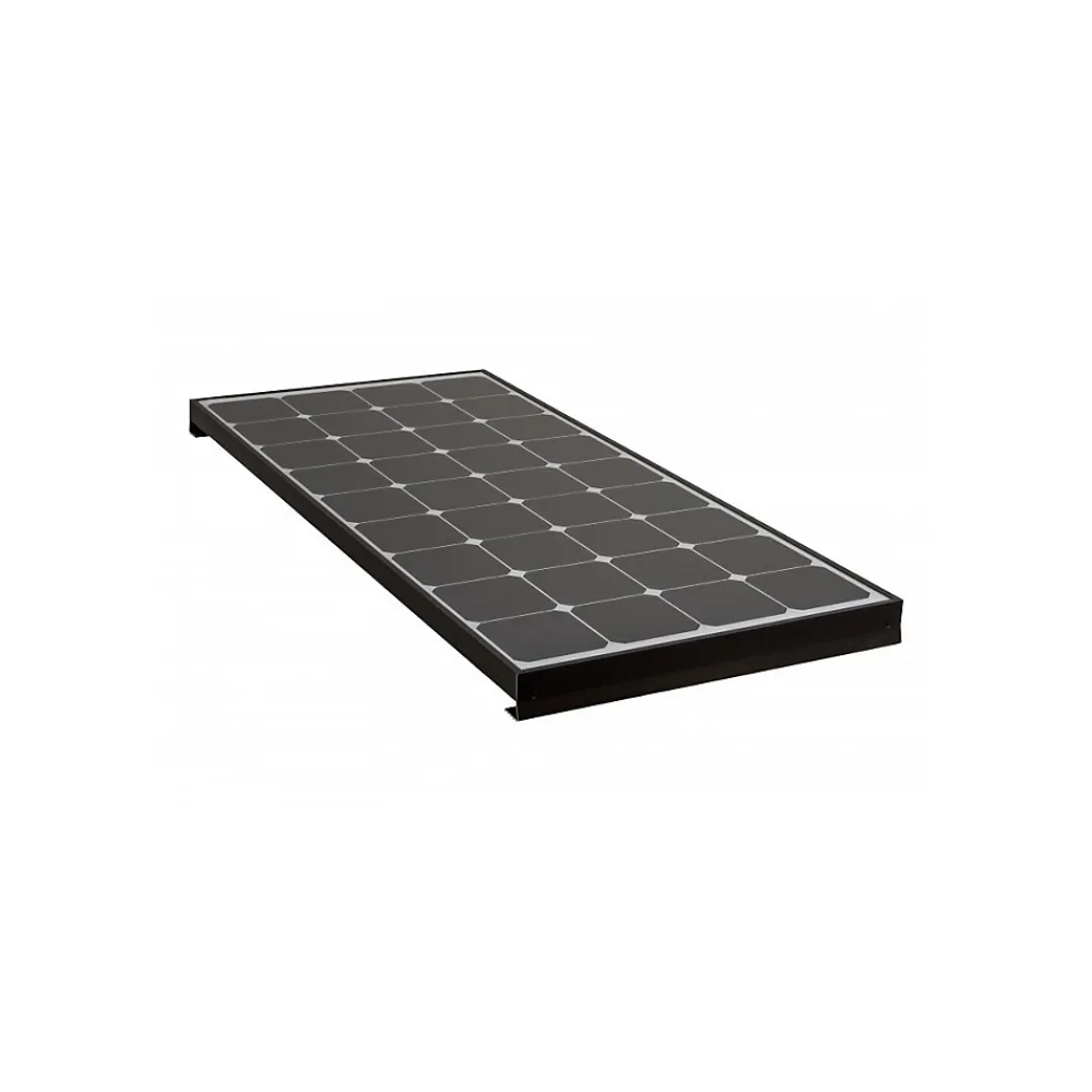 Antarion PACK 2x BLACK BOOSTER 170W Seul Panneau solaire Camping Car + Kit de pose solaire avec Régulateur de Charge