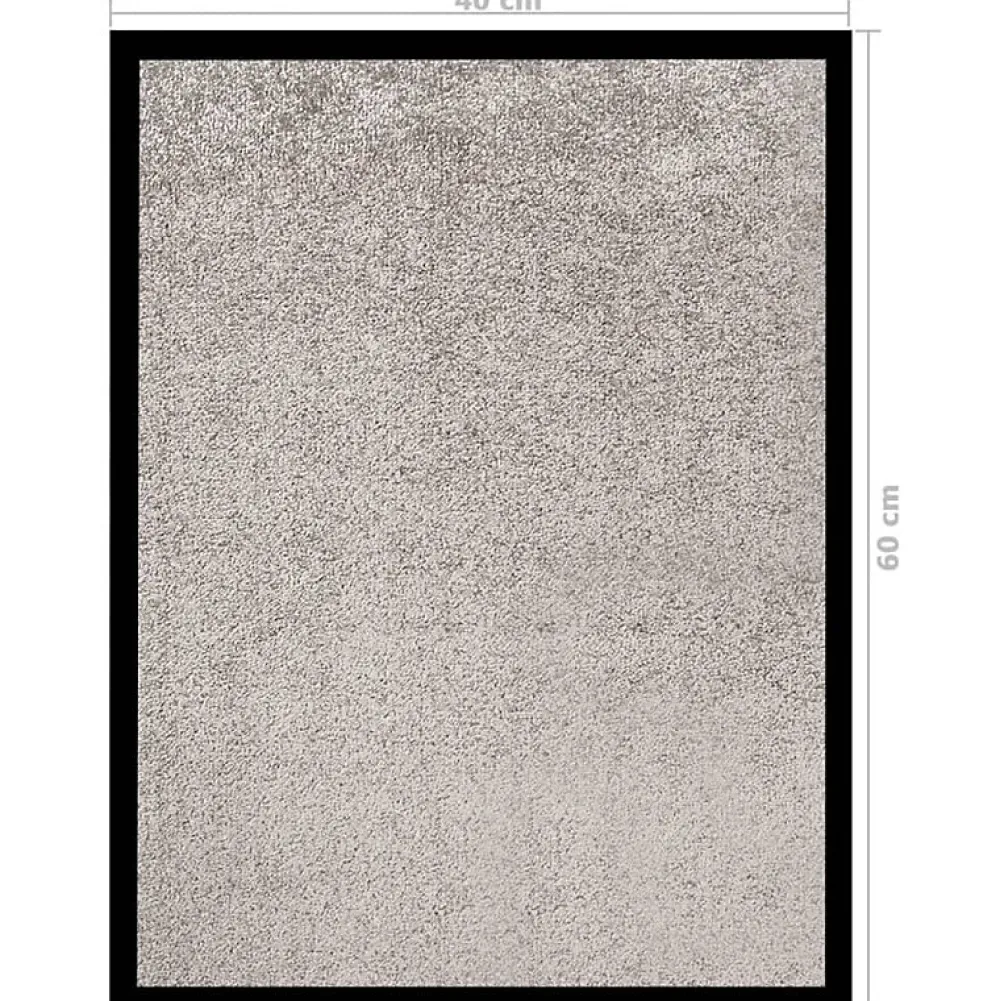 Vidaxl Patin, Feutre Et Embout-Paillasson Gris 40x60 cm