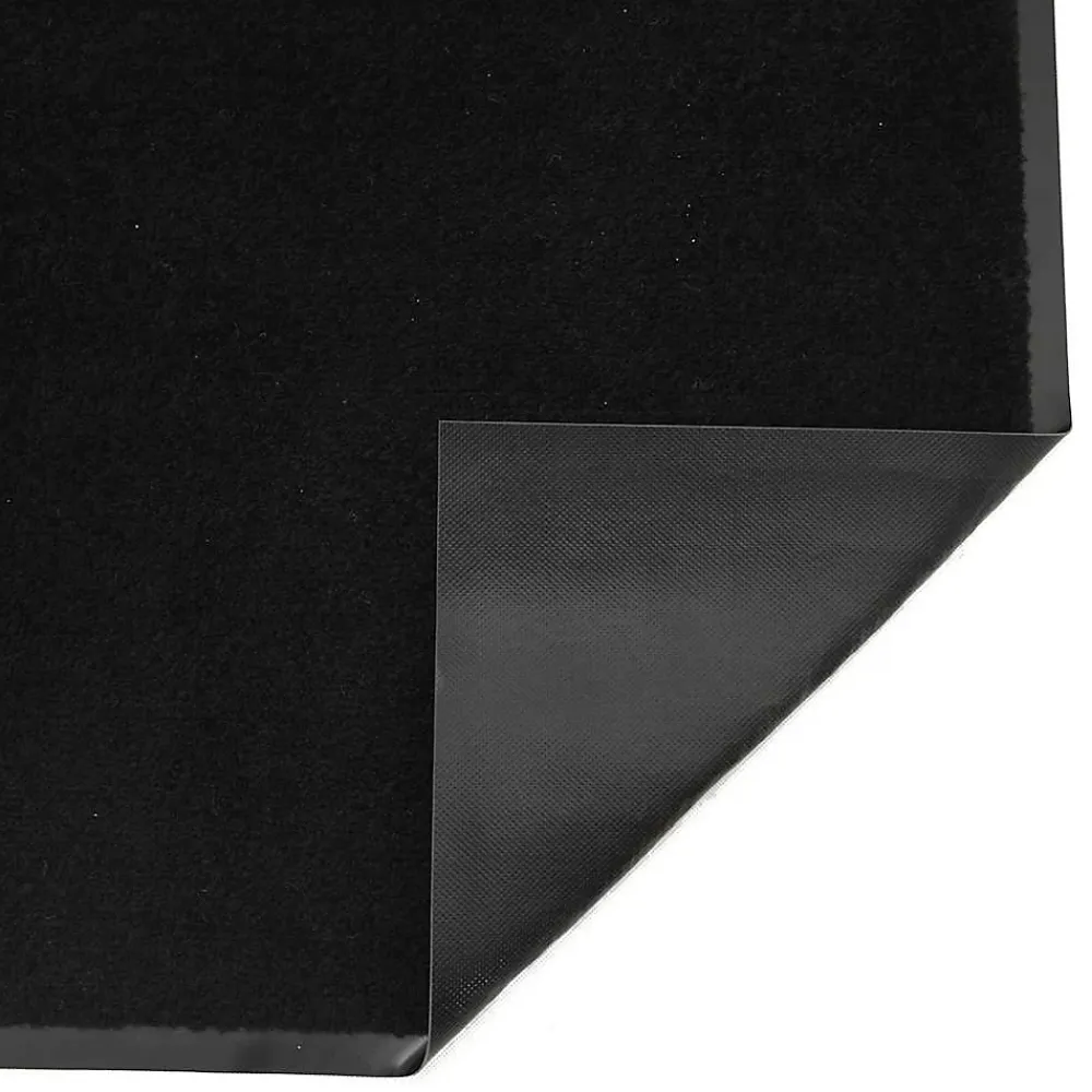 Vidaxl Patin, Feutre Et Embout-Paillasson noir 115x400 cm