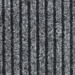 Vidaxl Patin, Feutre Et Embout-Paillasson rayé Gris 80x120 cm