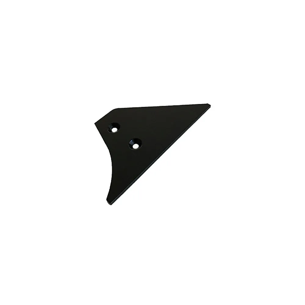 Homewell Equerre De Fixation-Paire d'embouts alu pour Porte Tablette B08R3P1KDS (Laqué Noir Mat RAL 9011)