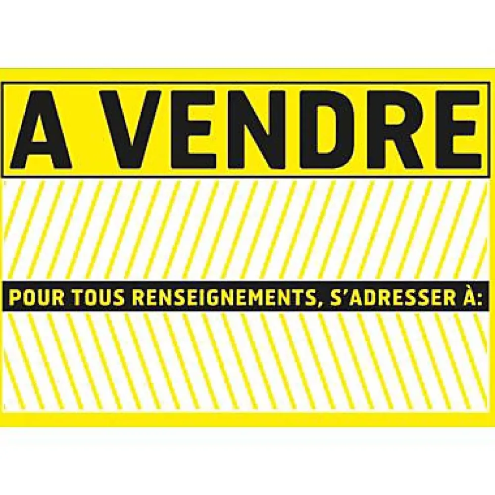 Chapuis Panneau De Signalisation-Panneau de signalisation "A vendre"