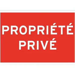 Chapuis Panneau de signalisation "Propriété privée"