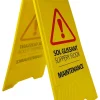 Le Plus De L'Entretien Panneau De Signalisation-Panneau de signalisation sol glissant chevalet jaune