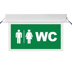 Braytron Panneau LED encastré WC - Blanc - 3W