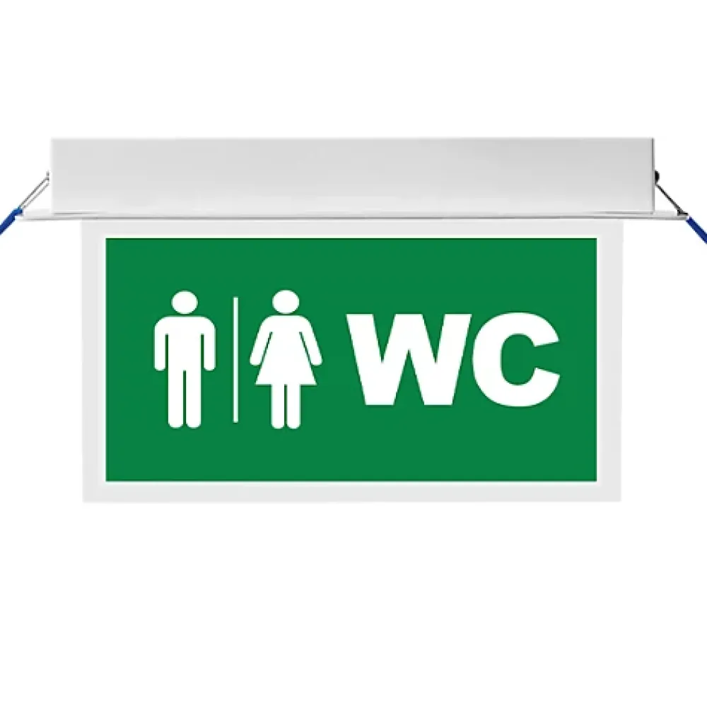 Braytron Panneau LED encastré WC - Blanc - 3W