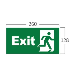 Braytron Panneau LED EXIT - Secours - 3W