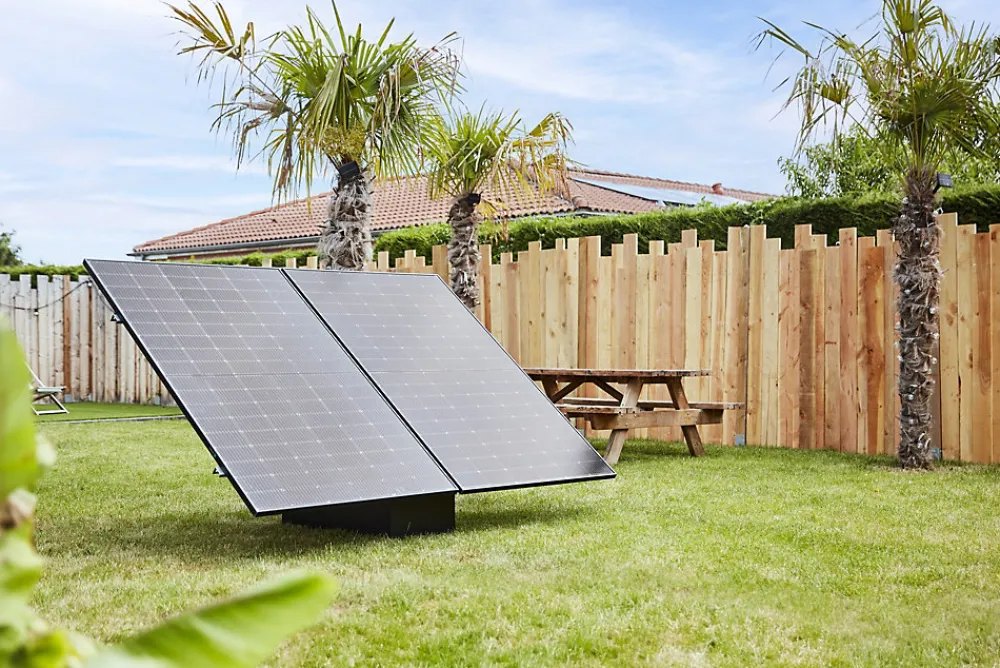 Ultrawatt Panneau solaire bifacial plug&play 850W l. 172.5 x L. 238 cm