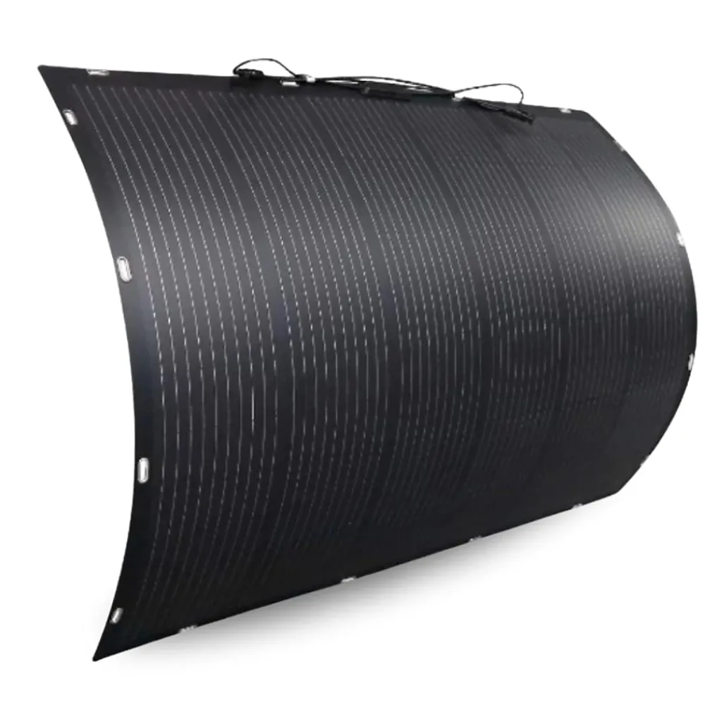 Kodak Panneau Solaire Plug And Play-Panneau Solaire Flexible 200W - Étanche IP68 - Léger et Durable - Adaptable aux Surfaces Courbes - Installation Facile