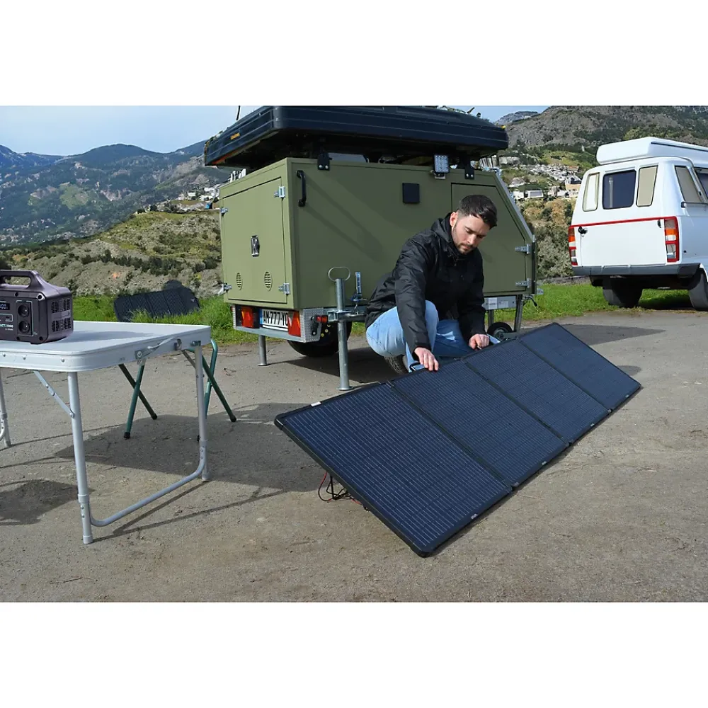 Orium Panneau Solaire Portable-Panneau solaire pliant cadré 200W -