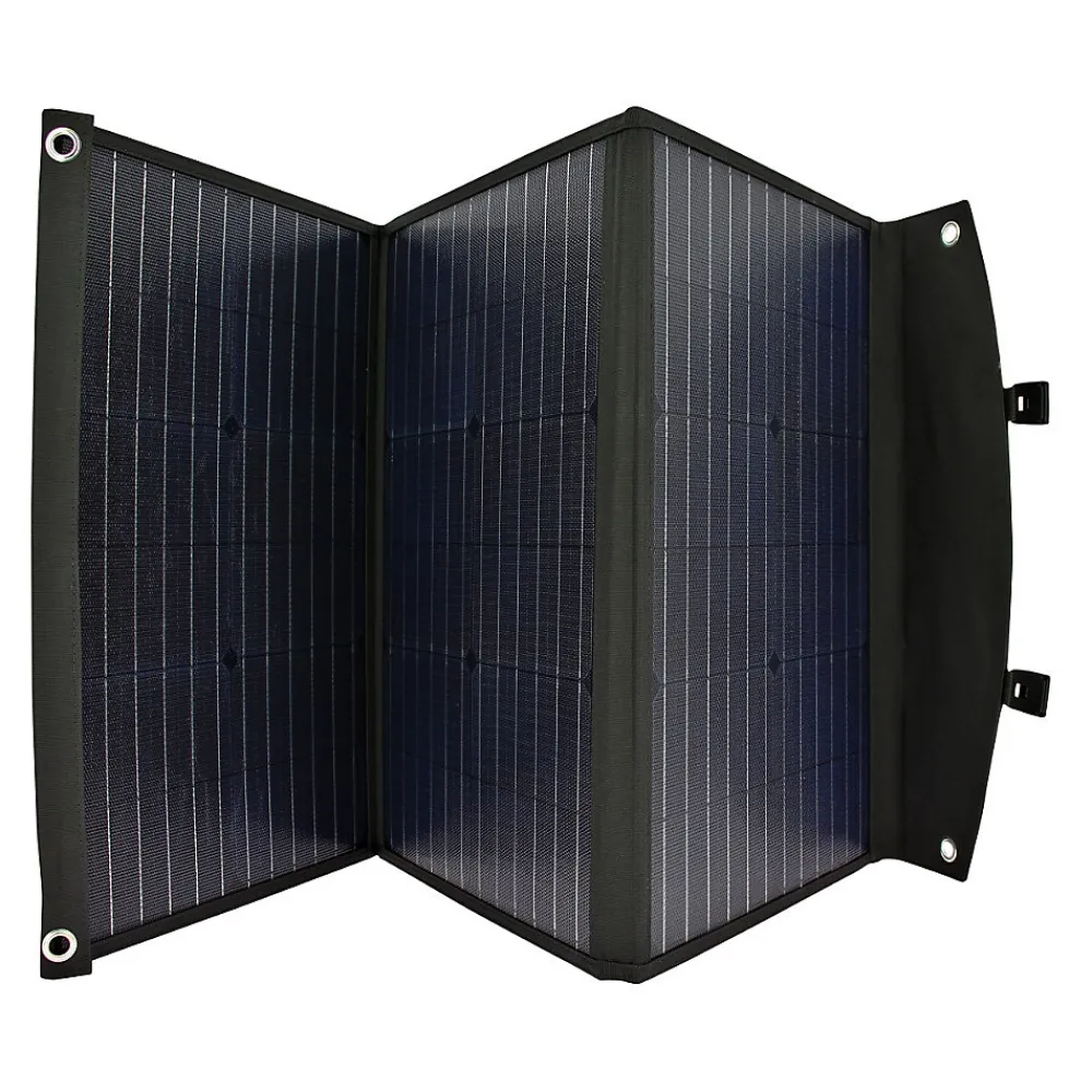 Eza Panneau Solaire Portable Pliable 60W Cellules Monocristallines Sorties USB