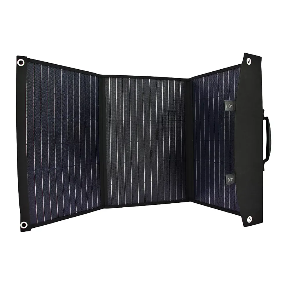 Eza Panneau Solaire Portable Pliable 60W Cellules Monocristallines Sorties USB
