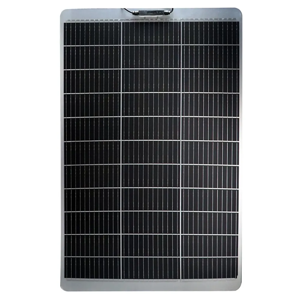 Eza Panneau Solaire Plug And Play-Panneau Solaire 100W SEMI-FLEX Technologie PERC Camping-car