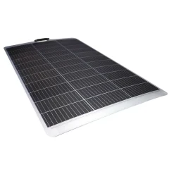 Eza Panneau Solaire Plug And Play-Panneau Solaire 100W SEMI-FLEX Technologie PERC Camping-car