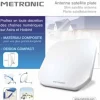 Metronic Parabole plate H+V - LNB intégée
