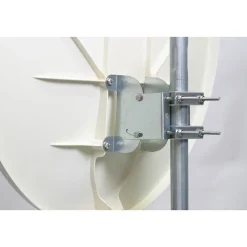 Hdsat Antenne, Parabole Et Fixation-Parabole satellite fibre composite Blanche 85cm + BRIDES INOX Anti Corrosion
