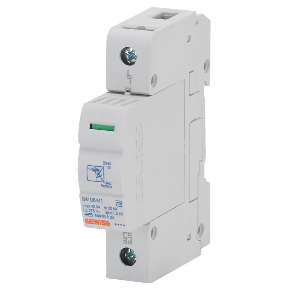 Gewiss Parafoudre 40 kA 400 V - Type 2 - 1 module - - GWD6413