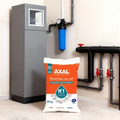 Axal Sel Pour Adoucisseur|Adoucisseur D'Eau-Pastilles de sel pour adoucisseur d'eau 25 kg