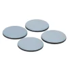 Diall Patin auto-adhésifs 65 mm x 4, blanc + gris/bleu