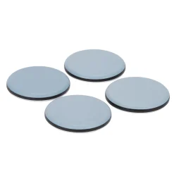 Diall Patin auto-adhésifs 65 mm x 4, blanc + gris/bleu
