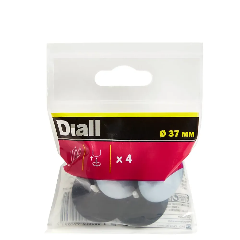 Diall Patin à clouer 37 mm x 4, noir + bleu/gris