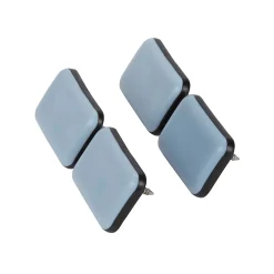Diall Patin, Feutre Et Embout-Patin à clouer 35 x 24 mm x 4, noir + bleu/gris