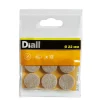 Diall Patin en feutre auto-adhésifs 22 mm x 12, beige