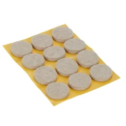 Diall Patin en feutre auto-adhésifs 22 mm x 12, beige