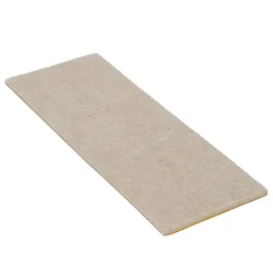Diall Patin, Feutre Et Embout-Patin en feutre auto-adhésifs 17 mm x 20, beige