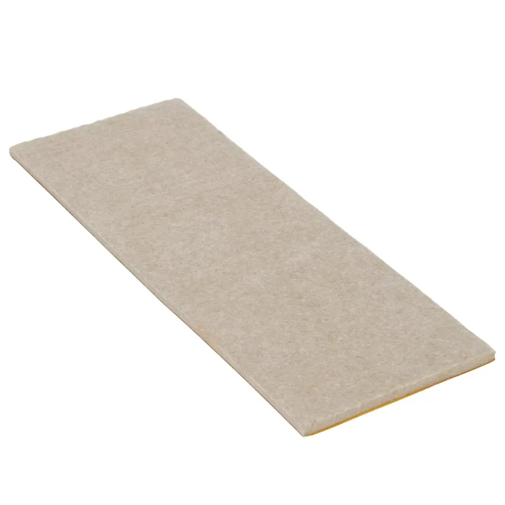 Diall Patin, Feutre Et Embout-Patin en feutre auto-adhésifs 17 mm x 20, beige