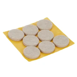 Diall Patin en feutre auto-adhésifs 25 mm x 8, beige