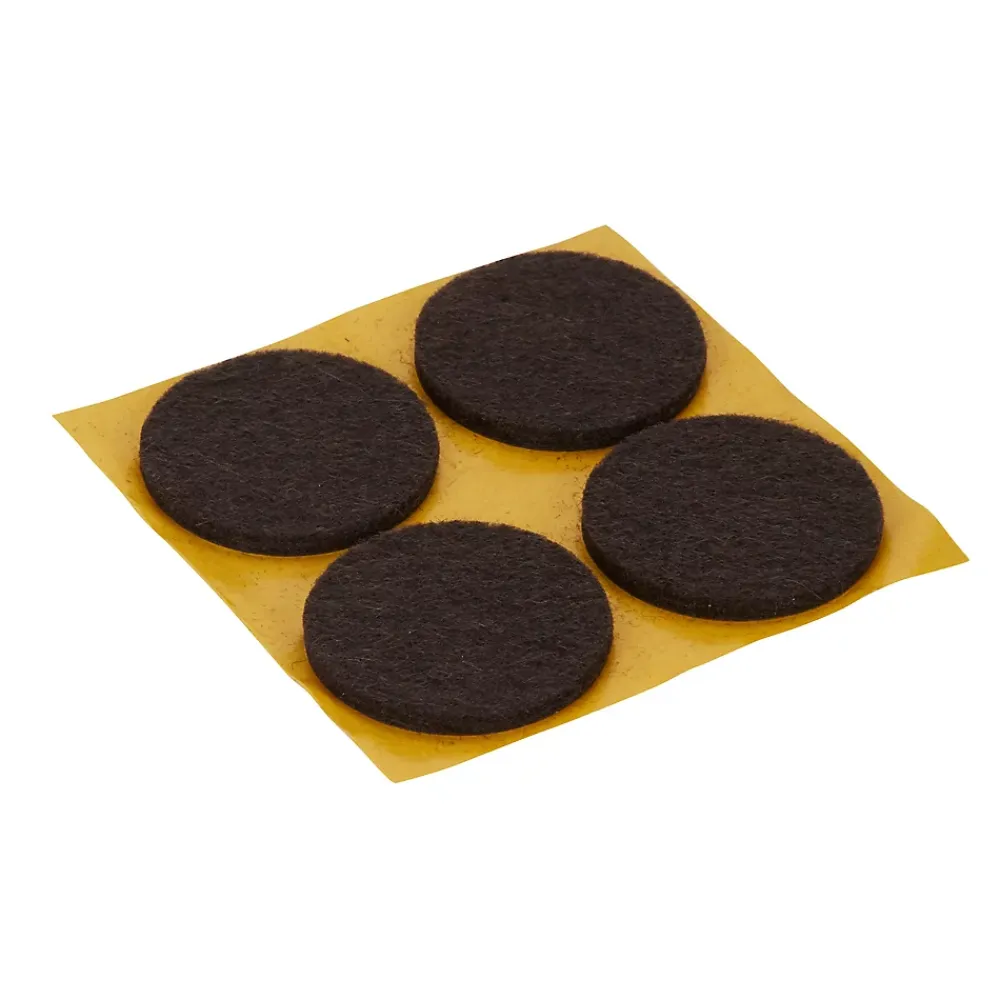 Diall Patin en feutre auto-adhésifs 34 mm x 4, marron