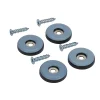 Diall Patin vissés 25 mm x 4, noir + gris/bleu