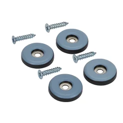 Diall Patin vissés 25 mm x 4, noir + gris/bleu