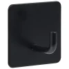 5Five 4 patères adhésives Stiky 4,5x2,7cm - Noir-