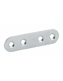 Thirard Patte De Fixation-Patte d'assemblage, 60x15mm, bouts ronds, acier zingué -