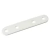 Diall Patte De Fixation-4 Pattes d'assemblage Acier Blanc L.120x H.15 x EP.2mm