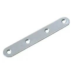 Diall 4 Pattes d'assemblage Acier Zingué L 80 x l.15 x E.2mm