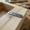 Diall Patte De Fixation-4 Pattes d'assemblage Inox L.60 x H.15 x EP.2mm