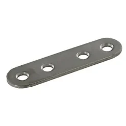 Diall 4 Pattes d'assemblage Inox L.80 x H.15 x EP.2mm