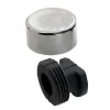 Diall 4 pattes à glace Laiton chromé ø18 mm x EP. 6 mm