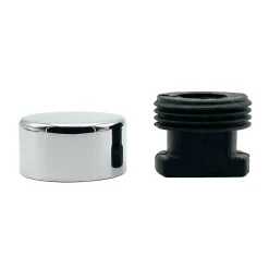 Diall 4 pattes à glace Laiton chromé ø18 mm x EP. 6 mm