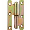 Thirard Paumelle de Paris porte d'entrée / d'intérieur, 80x45mm, acier, droite -