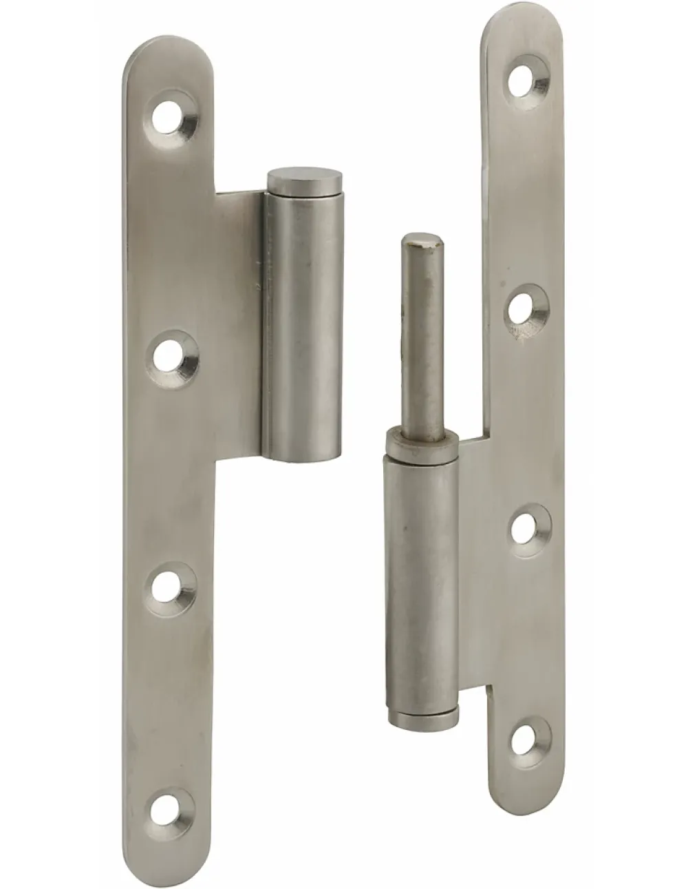 Thirard Paumelle De Porte, Meuble Et Fenêtre-Paumelle de Paris porte d'entrée / d'intérieur, 140x55x2.5mm, inox, gauche -