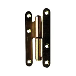 QCL Paumelle droite bichromatée pour bâtiment 110 x 60 mm